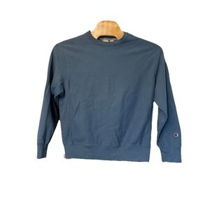 Vintage Champion Reverse Weave Solid Baby Blue Size Small‎ Sweatshirt